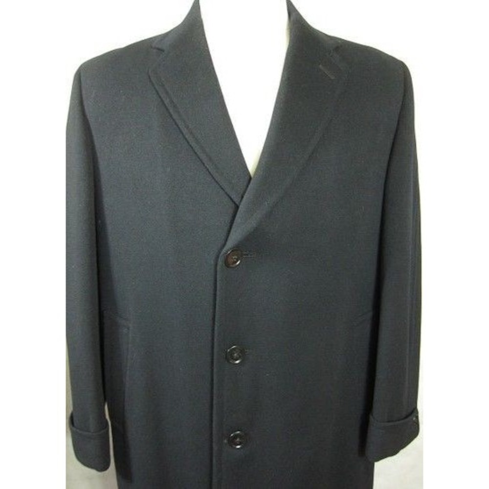 VTG Alexandre London Bespoke Wool Milium Insulated Overcoat Made in England 42R